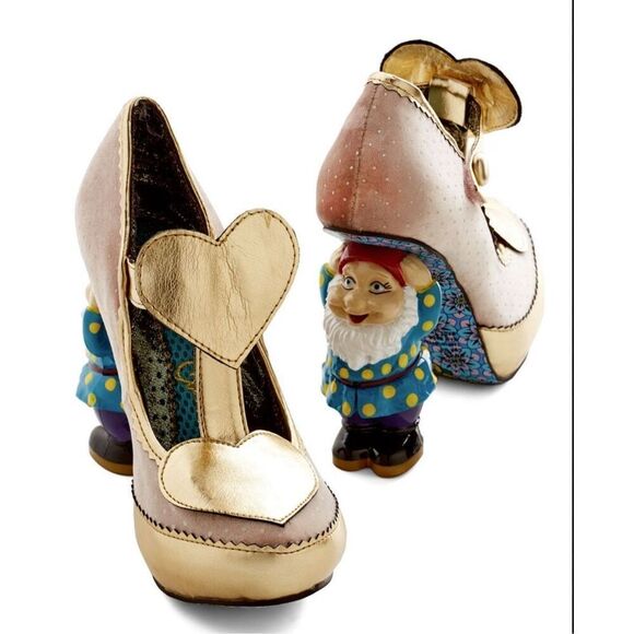 RARE Irregular Choice Gnome Character Heels, Sz 40, 9.5 - Picture 1 of 10